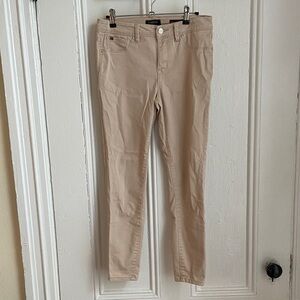 Curve Appeal Women's Skinny Jeans in Tan